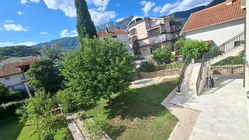Property building, Garden view