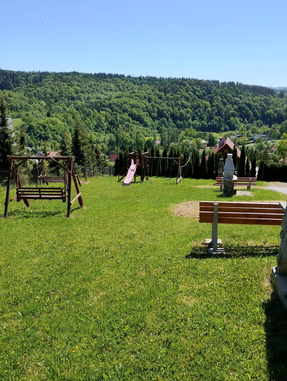 Garden view, Mountain view