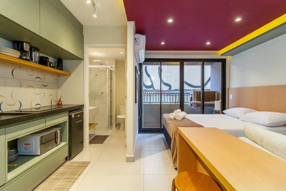 ROOFTOP COM PISCINA - AC ao lado do metrô SANTA CECILIA Apartment in Sao Paulo City