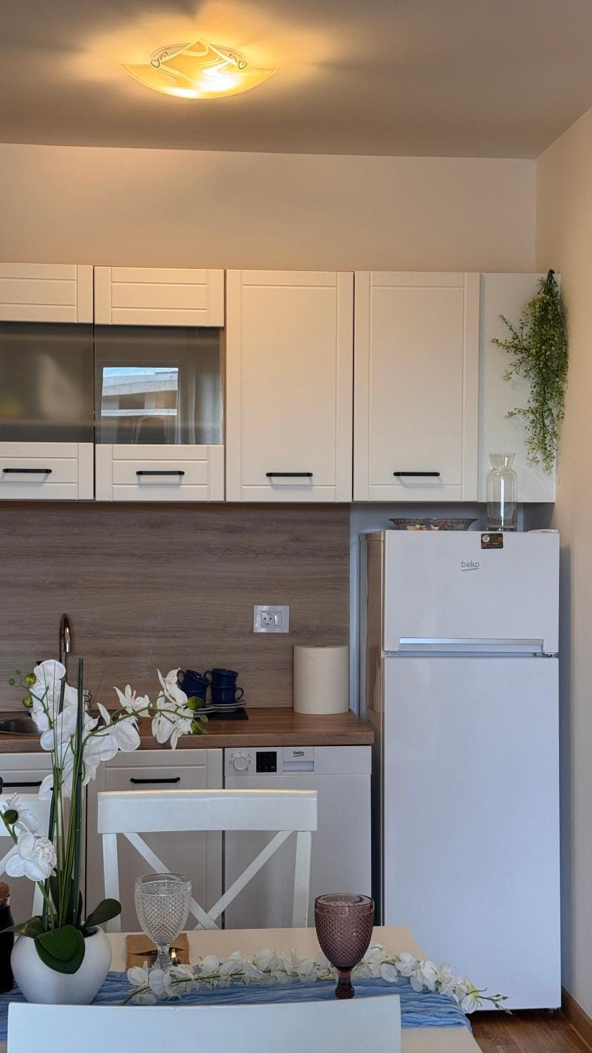 Kitchen or kitchenette, oven, kitchen