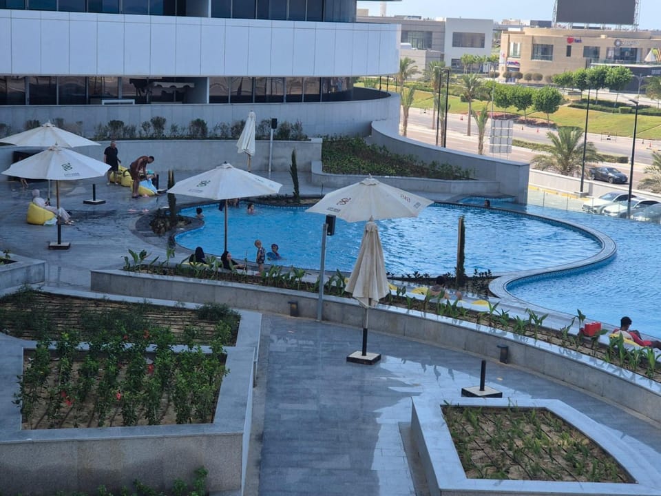 Property building, Pool view, Swimming pool