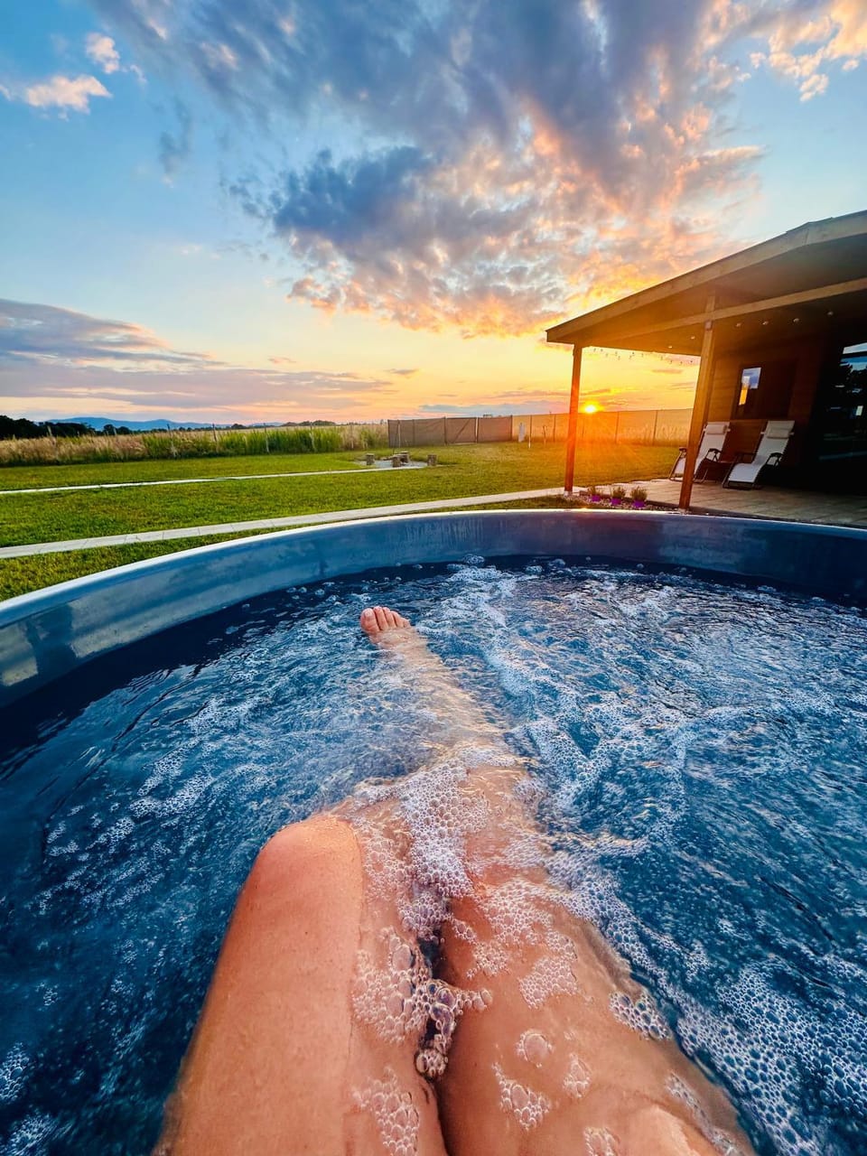 Hot Tub, Spa and wellness centre/facilities, Area and facilities, Sunset