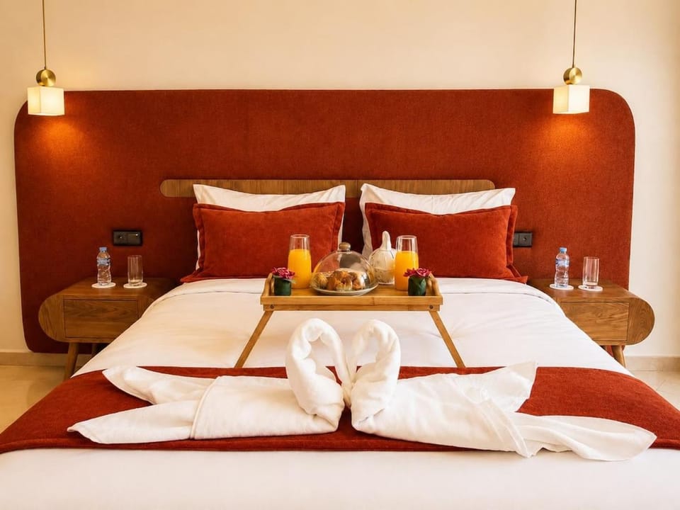 Appartement de luxe au style saharien au centre d Agadir avec balcon à 7 min à pied de la plage Apartment in Agadir