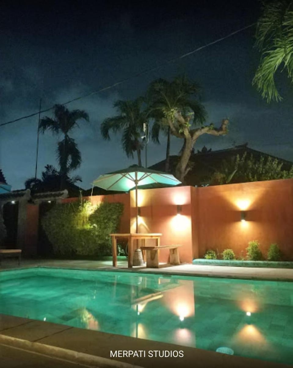 Swimming pool, Swimming pool, Sunset