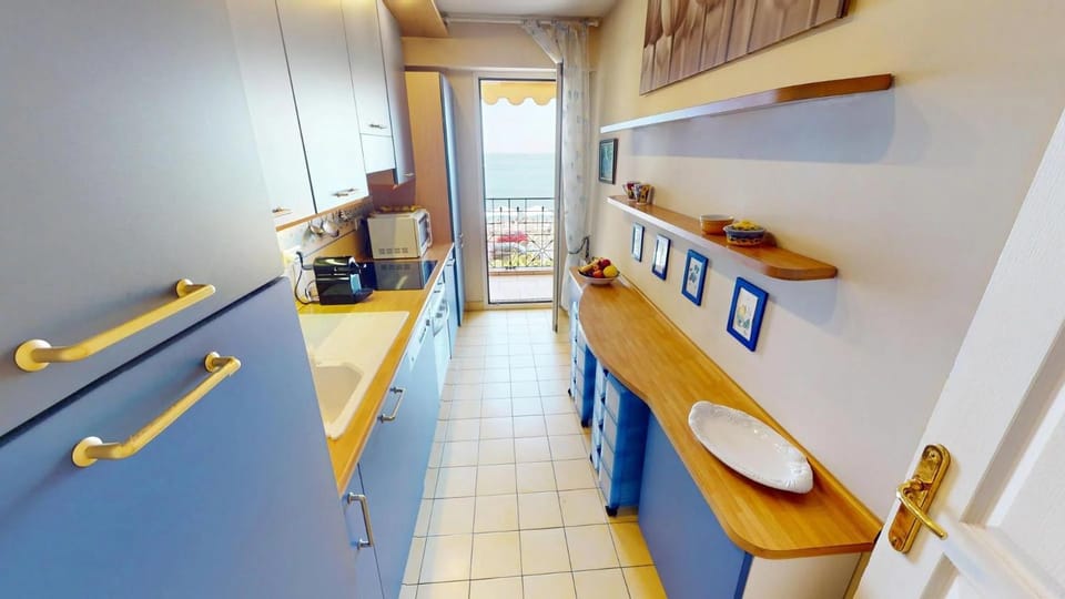 117VB - Beau 2P face mer avec terrasse et parking Apartment in Menton