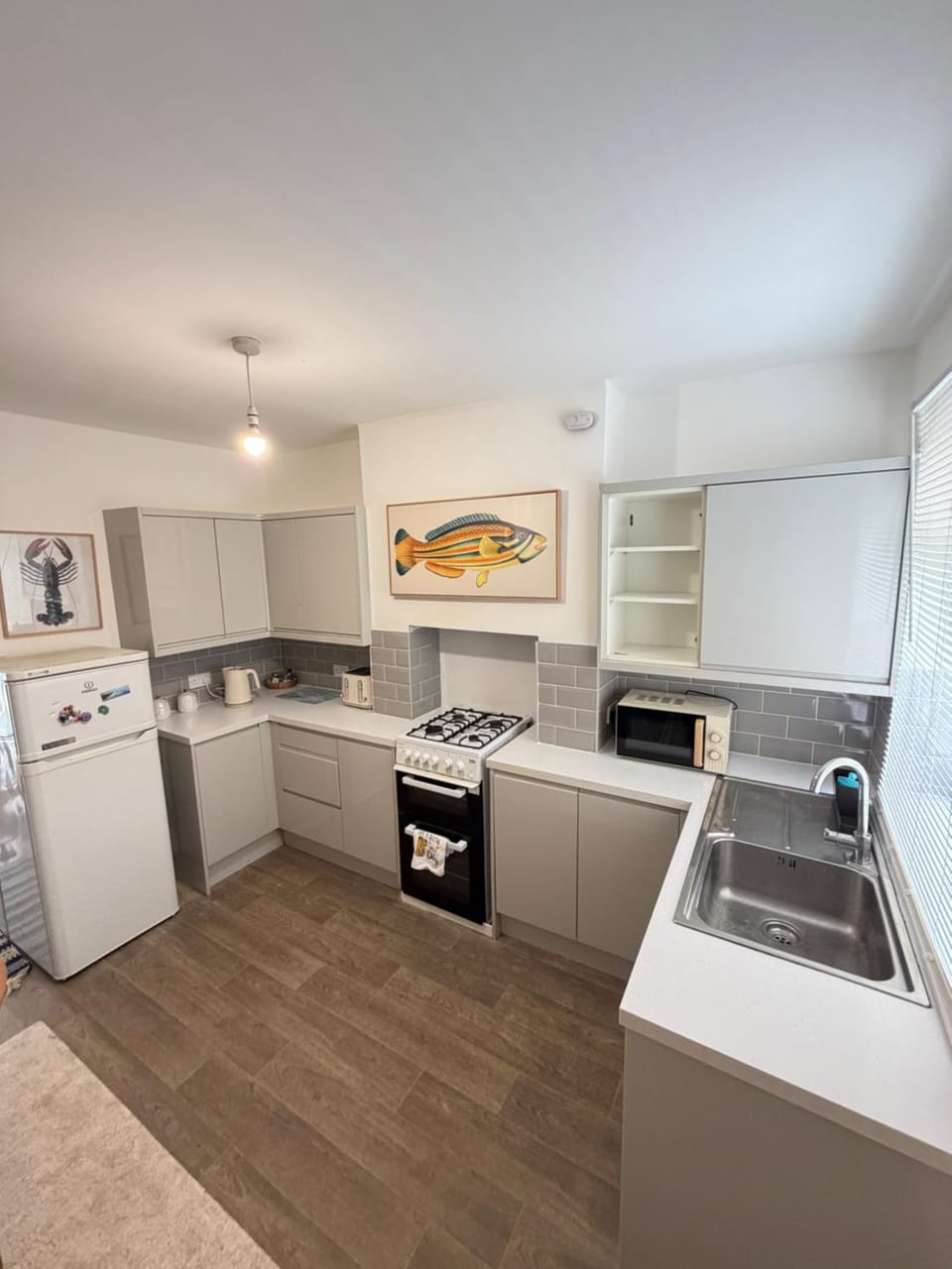 Kitchen or kitchenette, oven, stove