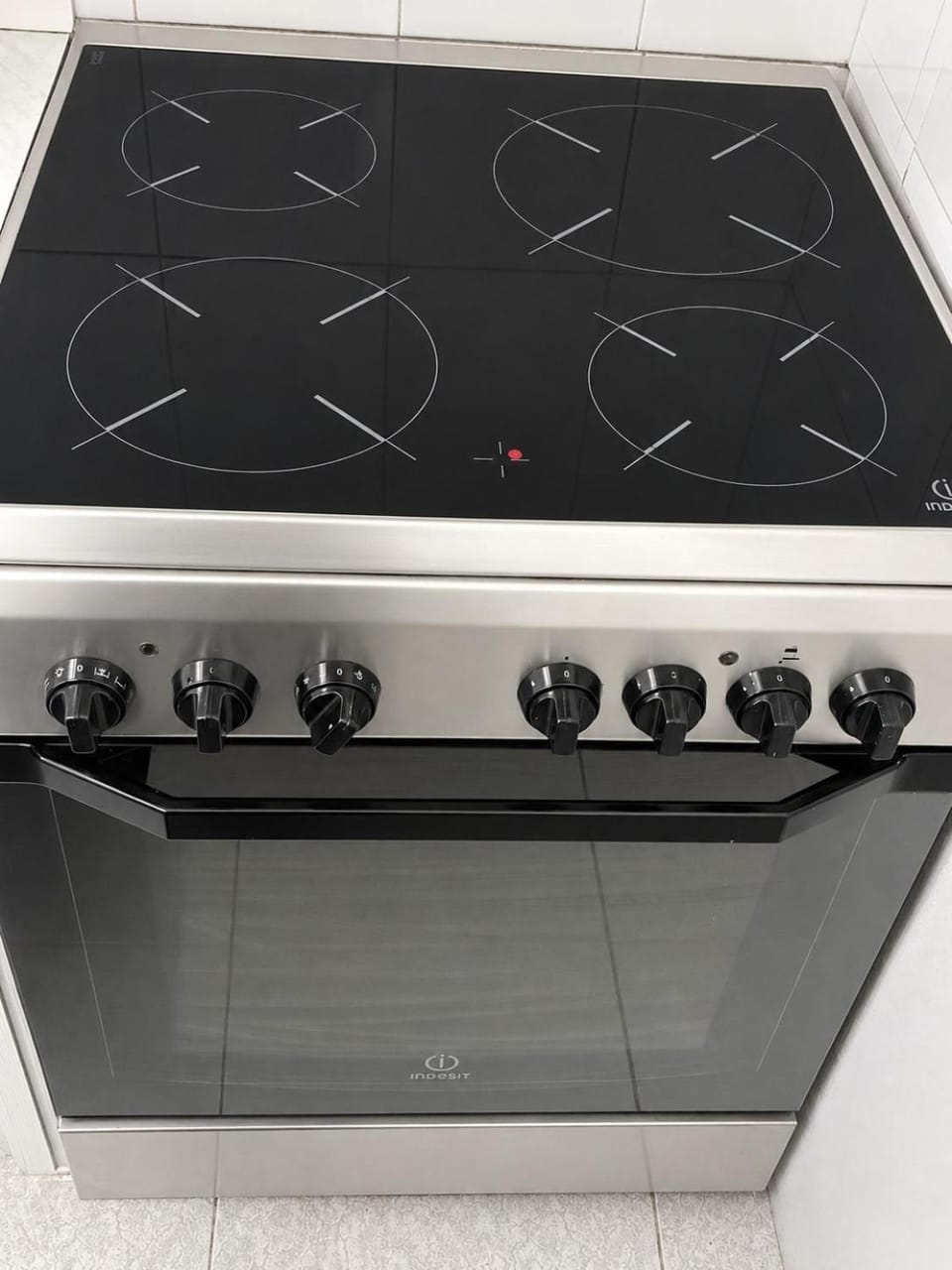 Kitchen or kitchenette, oven, stove