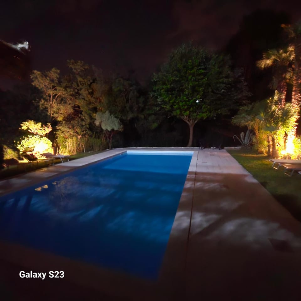 Night, Swimming pool