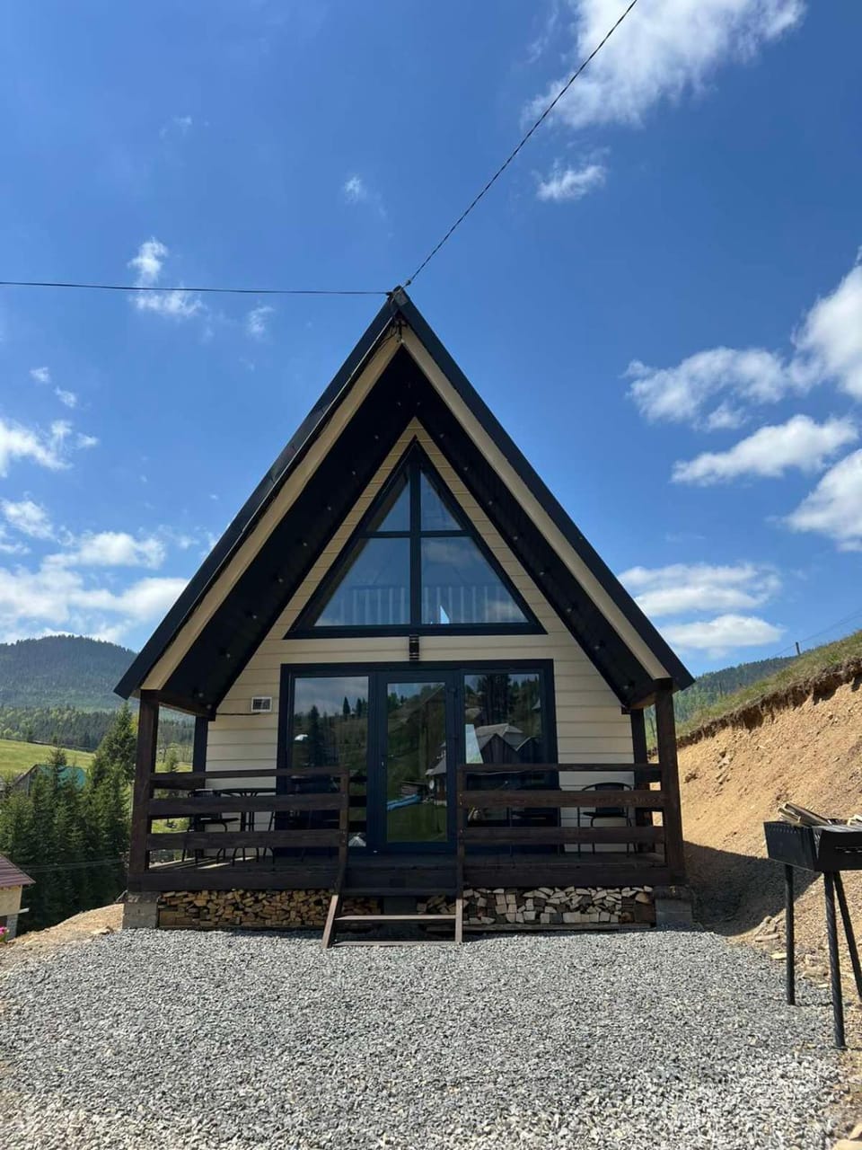 Property building, Natural landscape, Mountain view