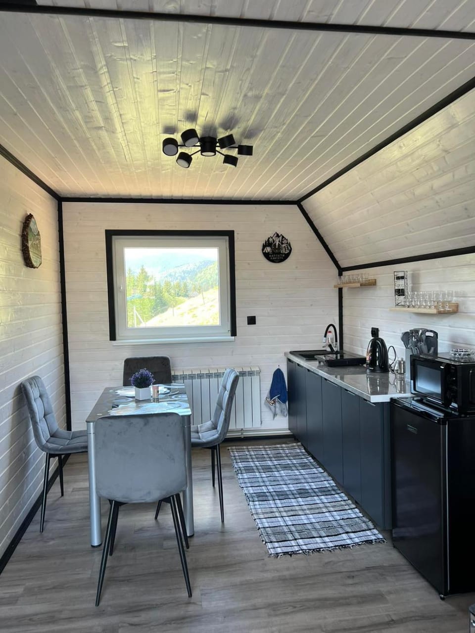 Kitchen or kitchenette, Seating area, Dining area