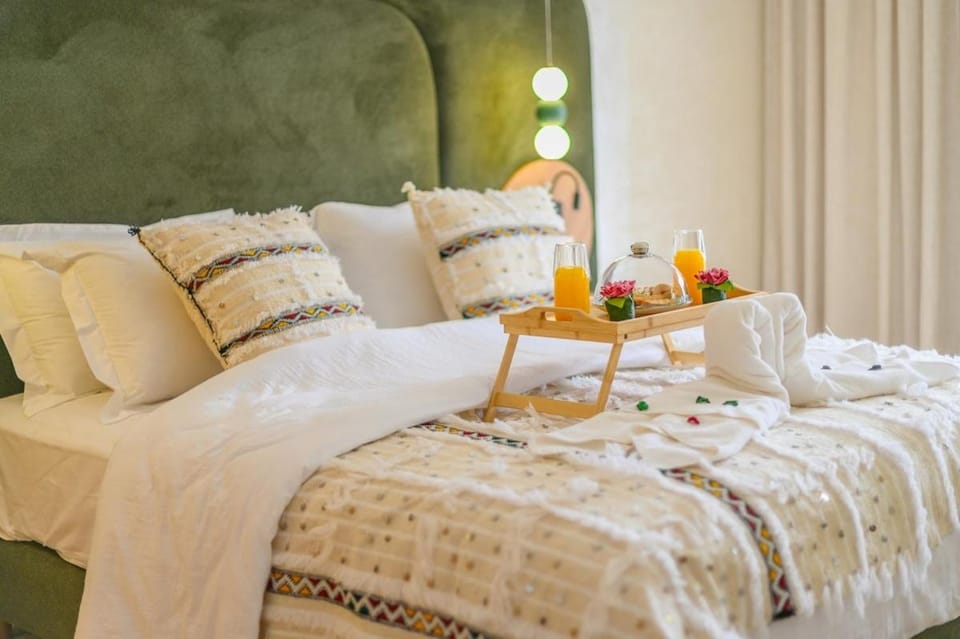 New Luxury Amazigh Style Apartment in Agadir Centre Seven Minutes Walk to the Beach Apartment in Agadir