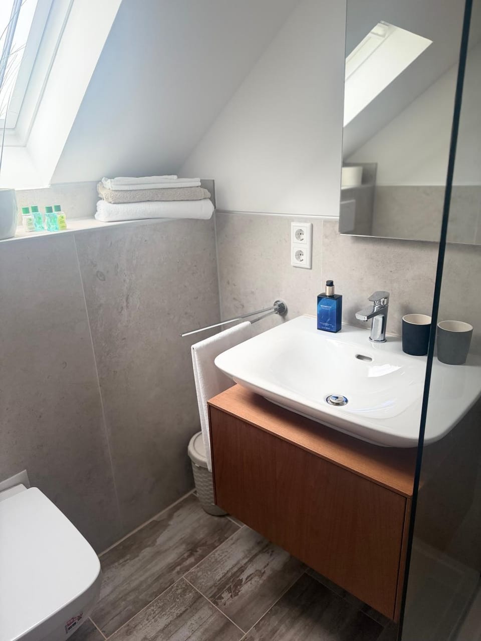 Shower, Toilet, Bathroom, towels