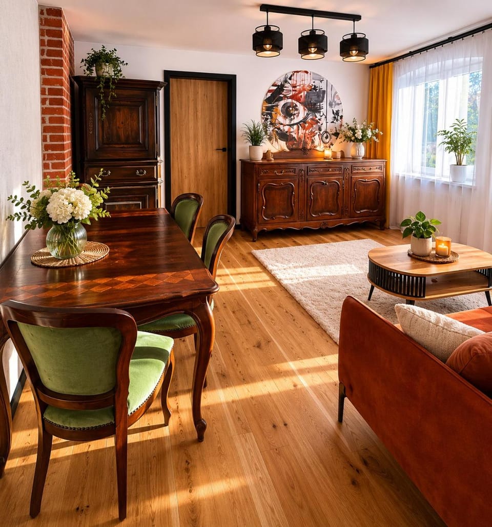 Communal lounge/ TV room, Living room, Dining area