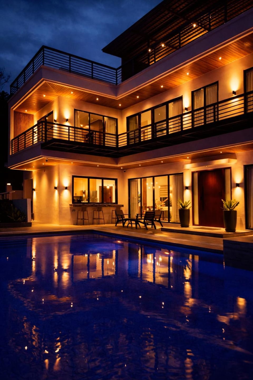 Property building, Pool view, Swimming pool