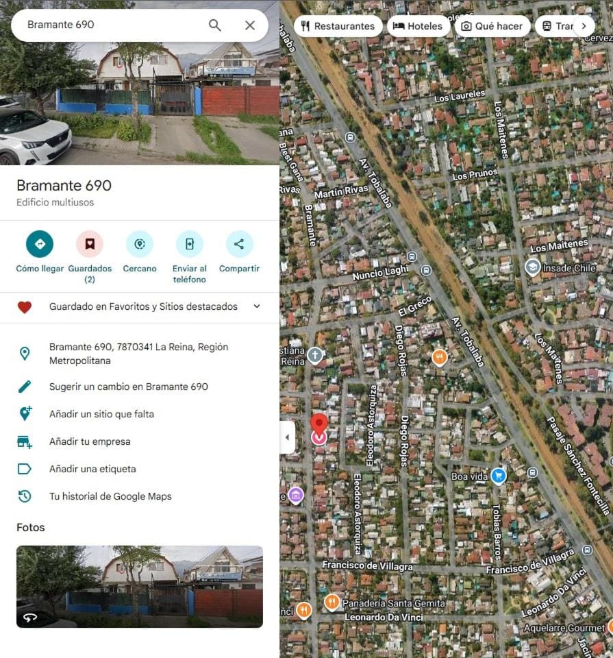 Street view, Location
