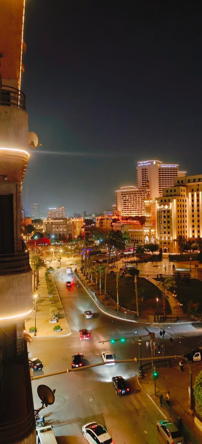 Night, Neighbourhood, Bird's eye view, City view, Street view, Location, Parking