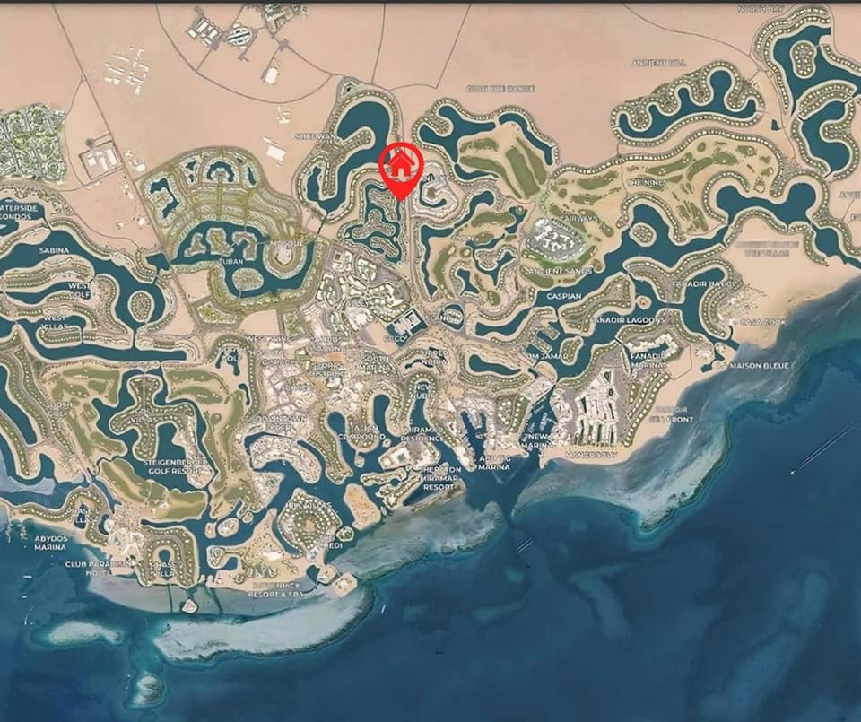 Ollystays-Scenic Lagoon & Shared Pool Views! Tawila 2BR in El Gouna Apartment in Hurghada