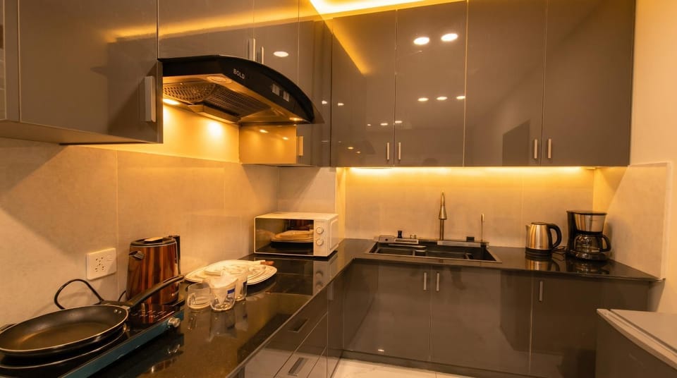 Kitchen or kitchenette, minibar, pet friendly, stove, toaster