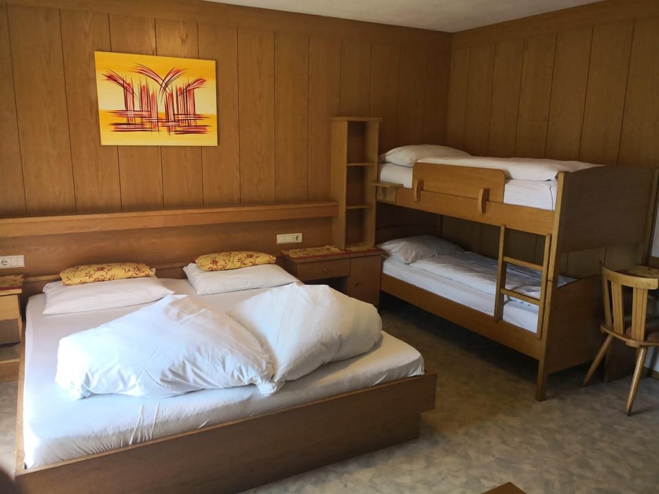 Photo of the whole room, bunk bed