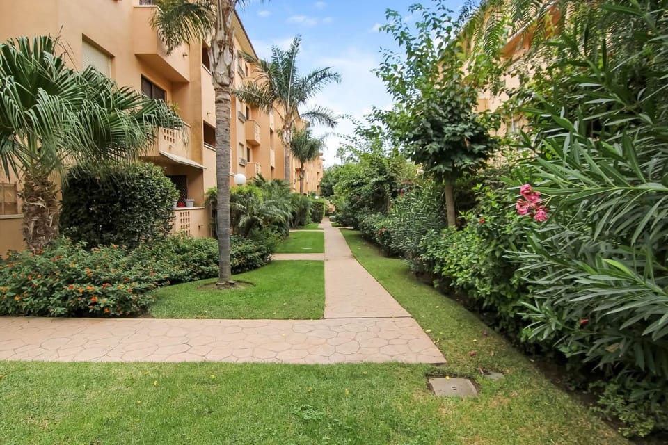 Property building, Garden view