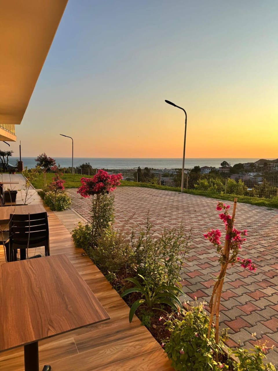 Day, Natural landscape, View (from property/room), Balcony/Terrace, Sea view, Sunrise, Sunset