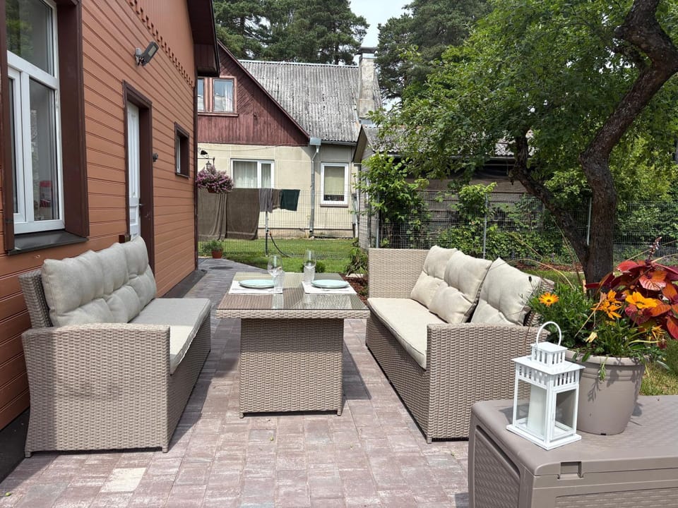 Patio, Garden, Seating area, Garden view