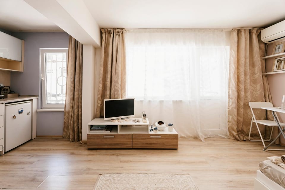 TV and multimedia, Kitchen or kitchenette, Living room, Dining area, minibar, air conditioner