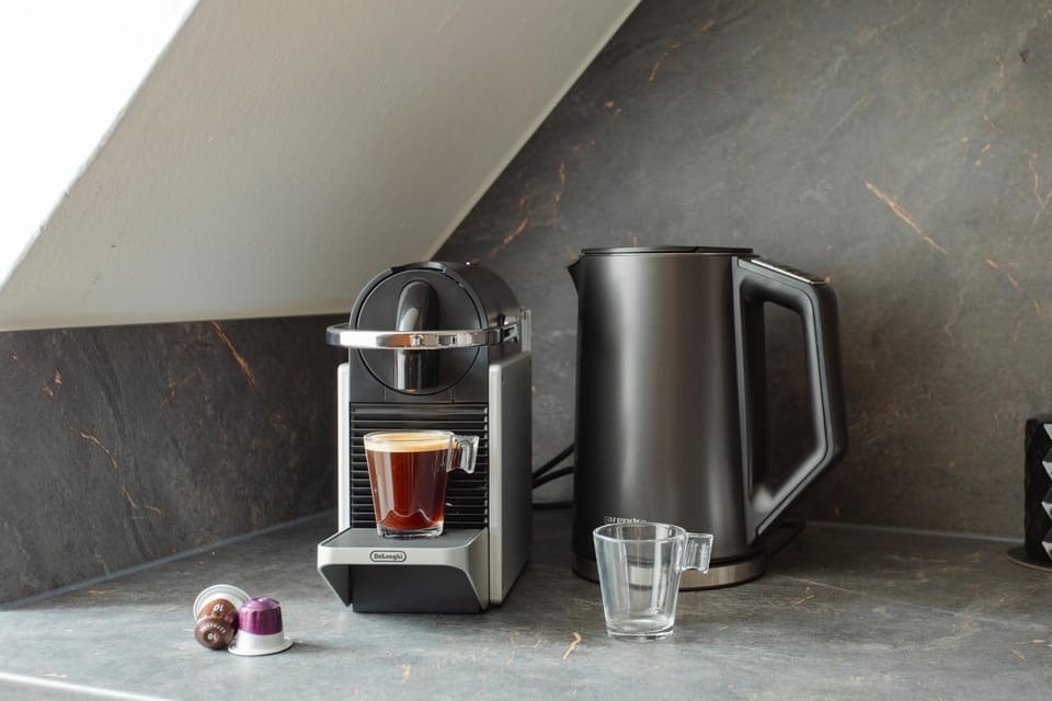Coffee/tea facilities, Kitchen or kitchenette, toaster