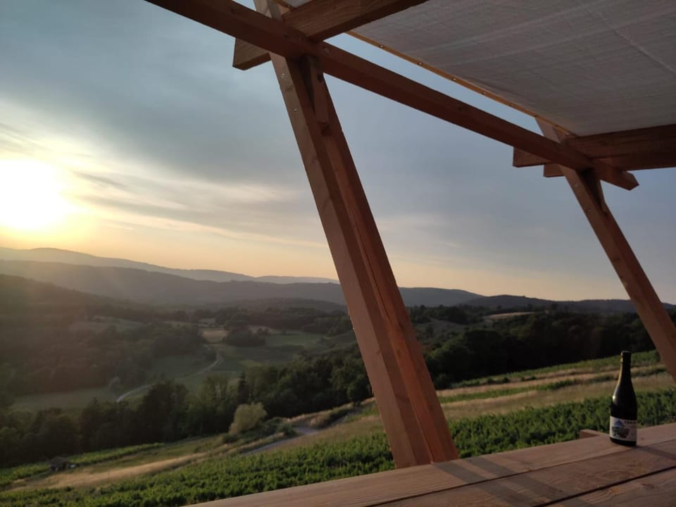 Natural landscape, Balcony/Terrace, Mountain view, Sunrise, Sunset