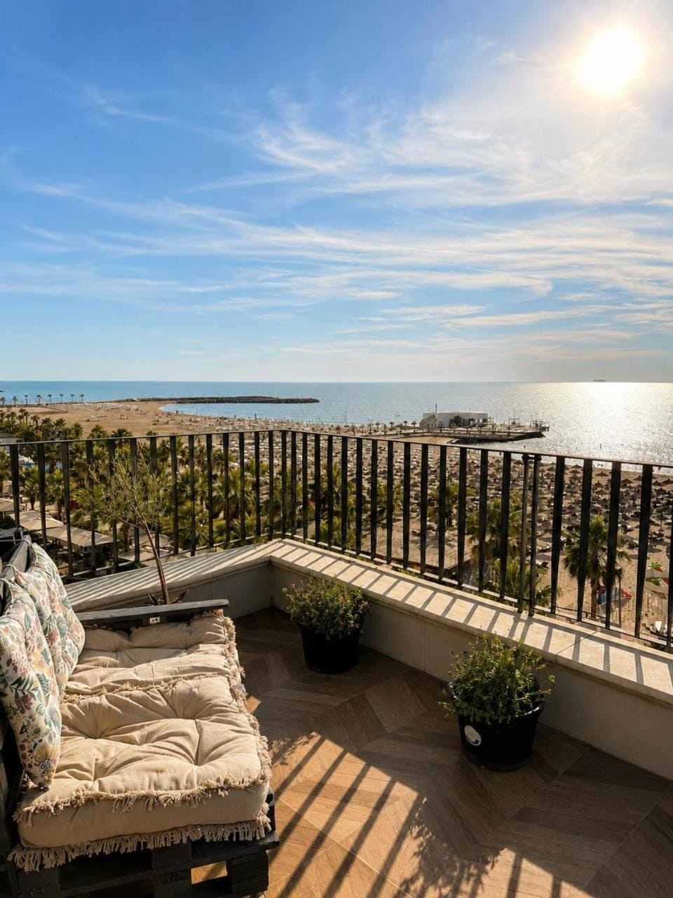 Patio, Seating area, Sea view