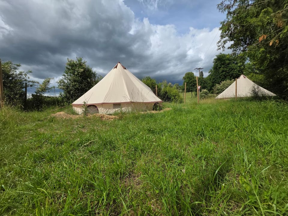 Acorn Pool Tented Camp House in Hesse