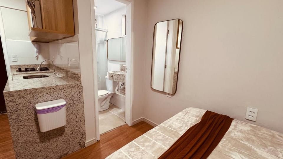Bem no Centro, com Ar Condicionado e Lava e Seca Apartment in Cascavel