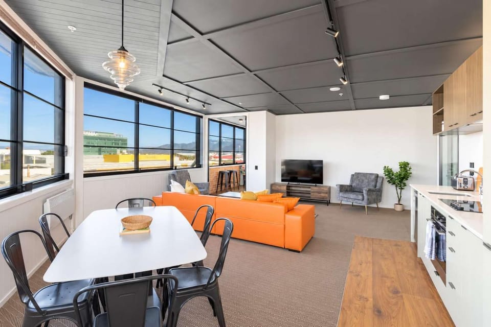 Vibrant 3BR Petone Stay with Foosball & City Views Apartment in Lower Hutt