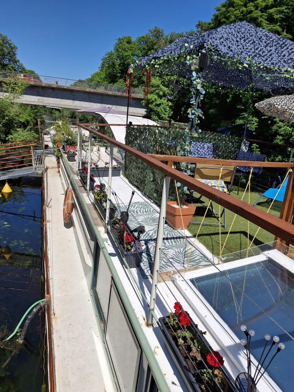 Property building, Day, River view