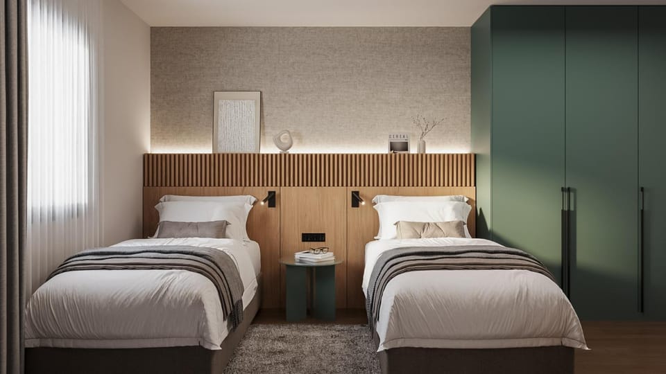 Bed, Bedroom, wardrobe
