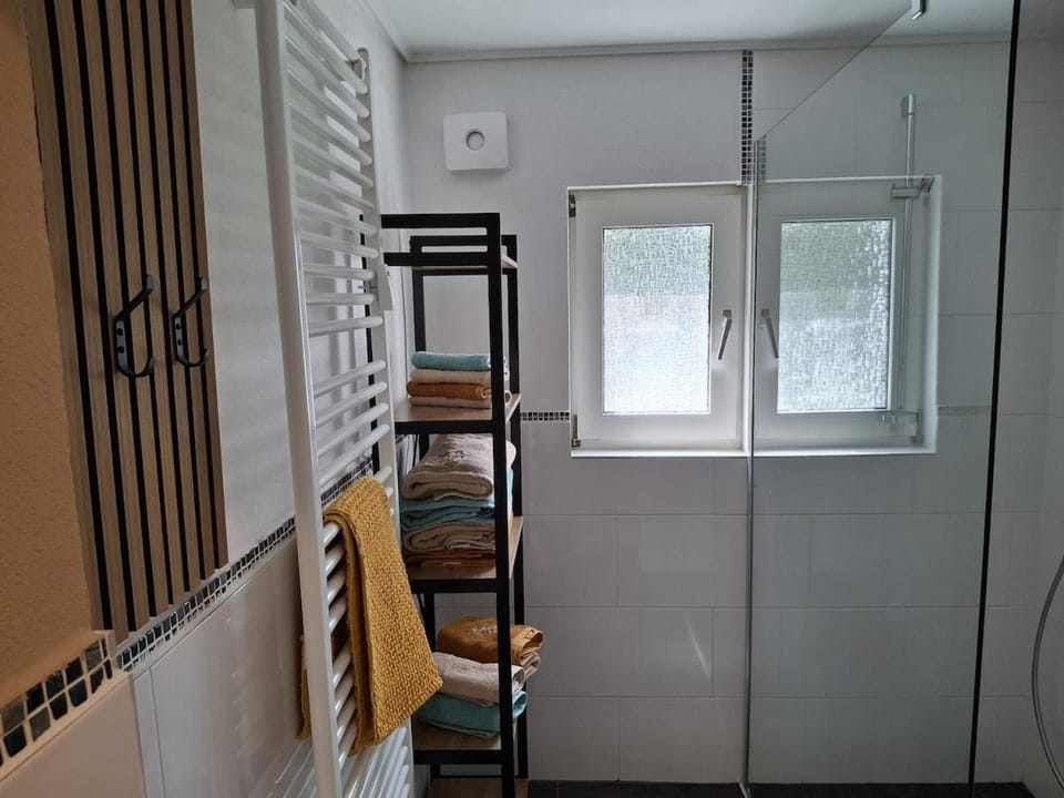 Shower, Bathroom, towels