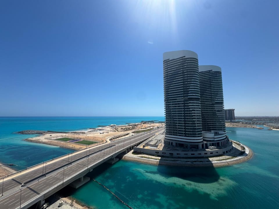 أبراج العالمين الجديدة - Alamein Towers 2-Bedroom Chalet Panoramic Sea View Apartment in Egypt