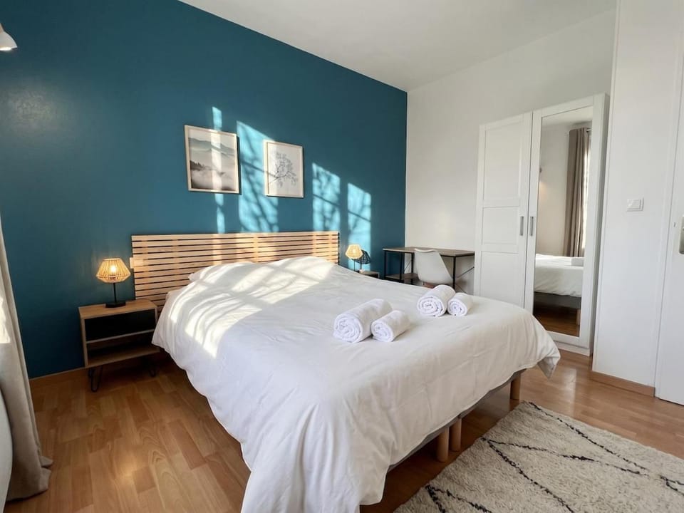 Jacquart, Close to downtown, Free private parking Apartment in Reims