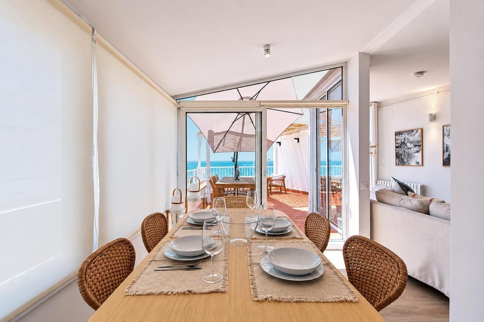Oceanfront Penthouse with Terrace and Views Apartment in Sitges