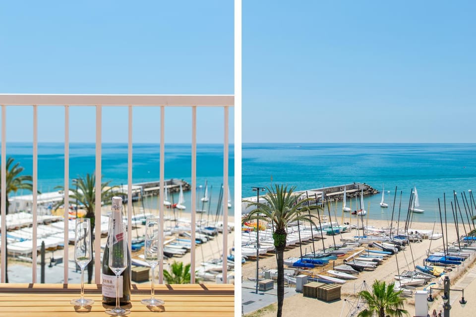 Oceanfront Penthouse with Terrace and Views Apartment in Sitges