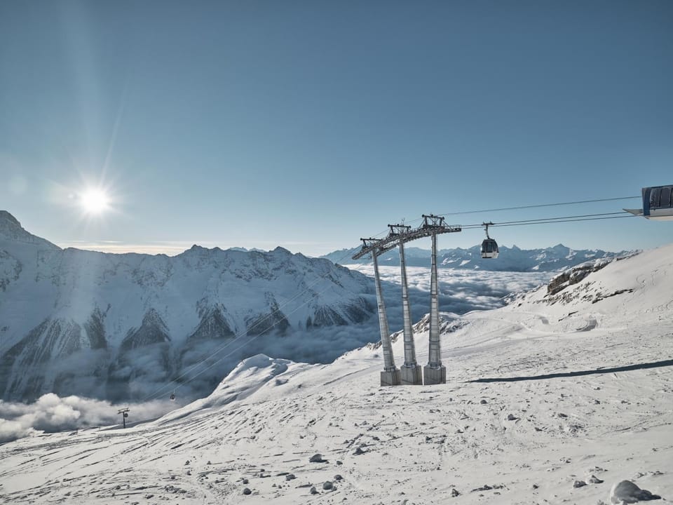 Day, Natural landscape, Winter, Skiing, Mountain view