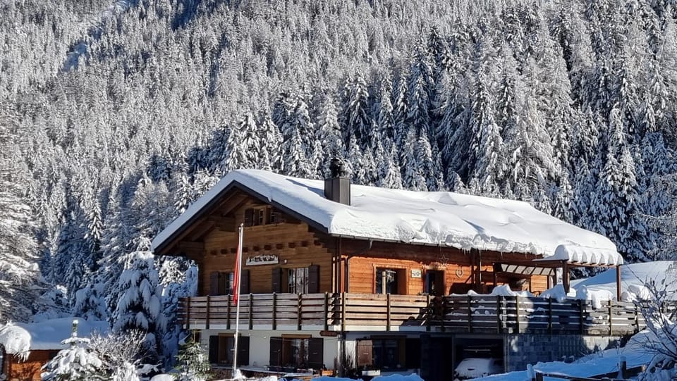 Property building, Natural landscape, Winter