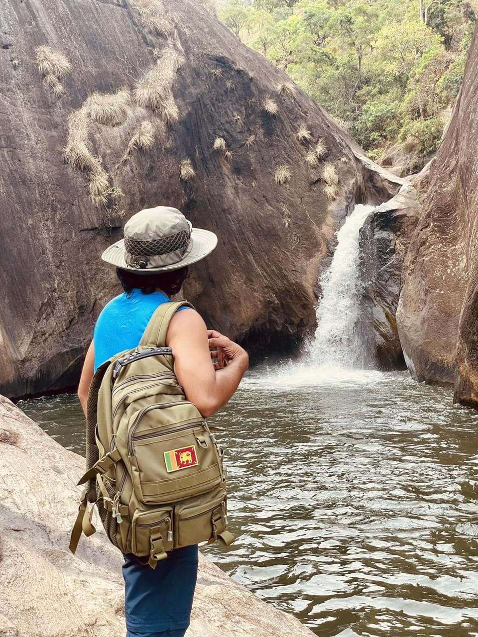 Belihuloya Camping with Bambarakanda Waterfall Trekking Campground/ 
RV Resort in Uva Province, Sri Lanka