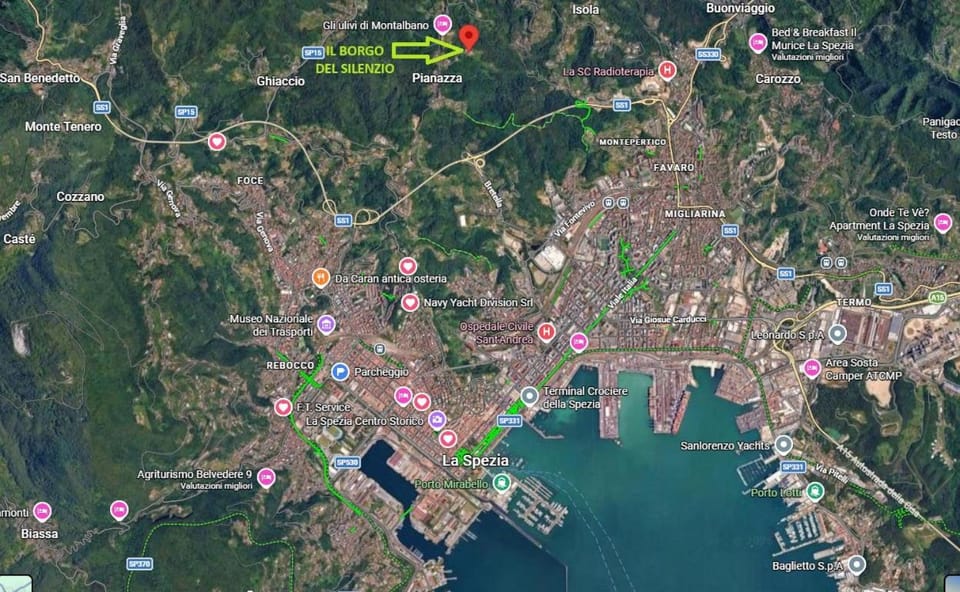 Il Borgo del Silenzio-Con te Partirò, Terre Marine Apartment in La Spezia