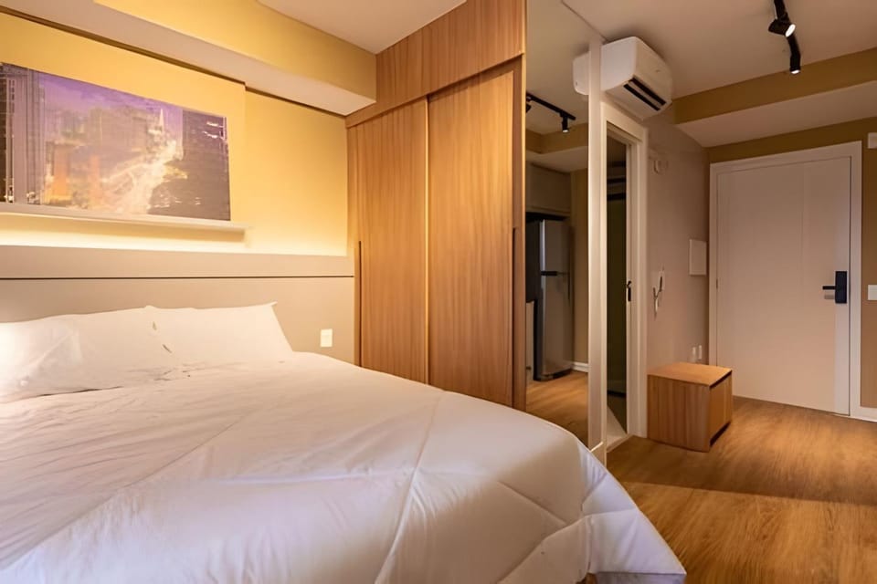 Apto de luxo com piscina incrível, academia(1504B) Apartment in Sao Paulo City