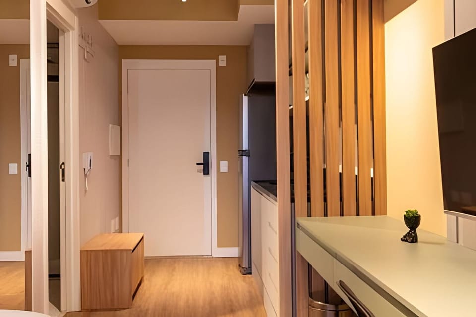 Apto de luxo com piscina incrível, academia(1504B) Apartment in Sao Paulo City