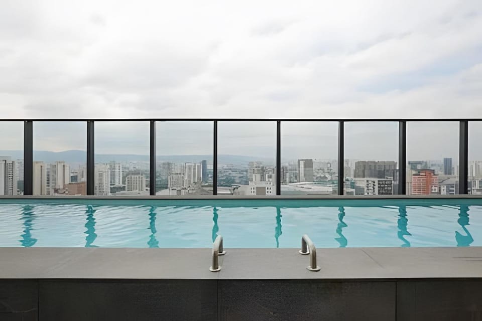 Apto de luxo com piscina incrível, academia(2006A) Apartment in Sao Paulo City