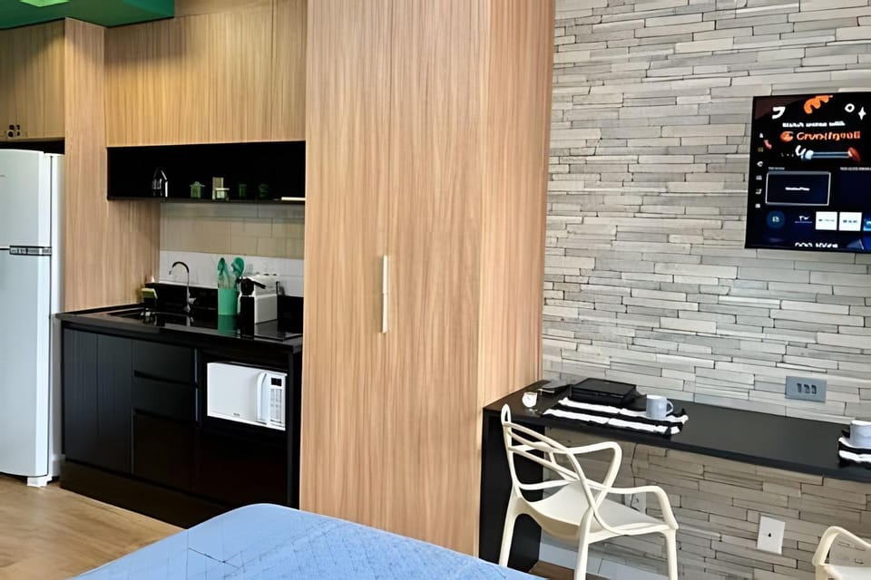 Apto de luxo com piscina incrível, academia(2006B) Apartment in Sao Paulo City