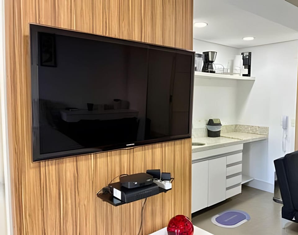 Studio de Luxo c/ piscina, academia e garagem (73) Apartment in Sao Paulo City