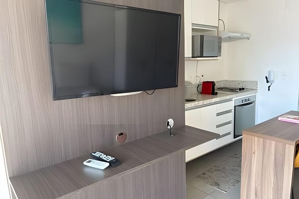 Studio de Luxo c/ piscina, academia e garagem (95) Apartment in Sao Paulo City